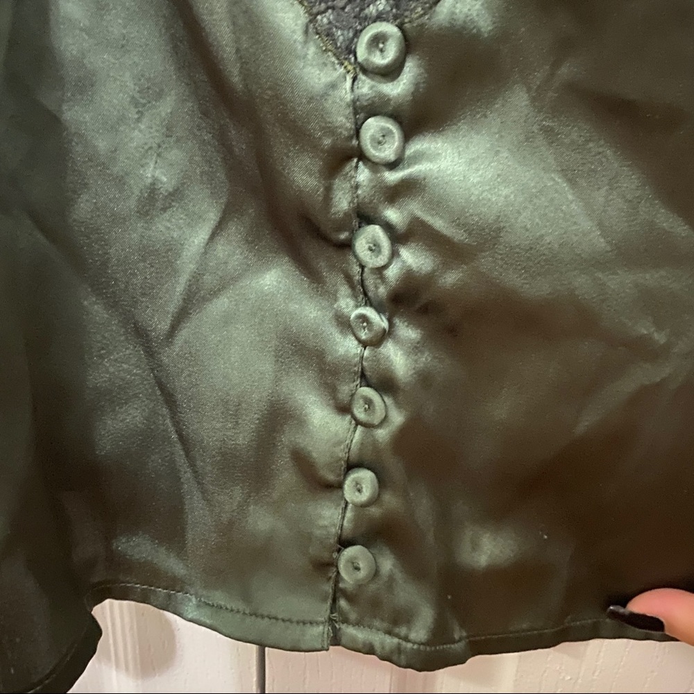 Urban outfitters emerald green slip tank - Picture 5 of 6